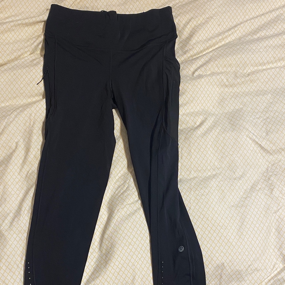 Lululemon Black High-Rise Athletic Leggings
